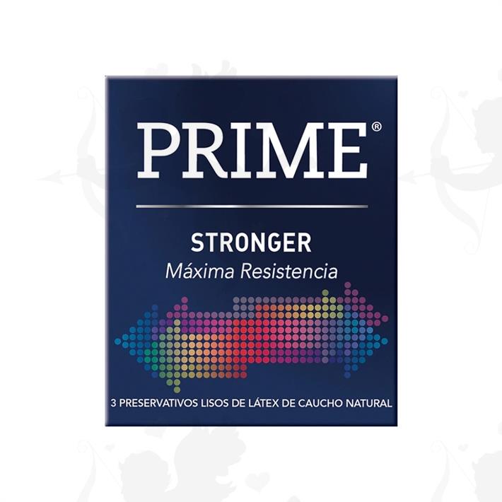 Cód: FP STRONGER - Preservativos Prime Stronger - $ 6200